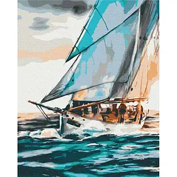 Картина за номерами "Морська подорож" ©Понамарчук Ірина Brushme BS53299 40х50 см