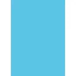 Папір для дизайну Folia Tintedpaper А4 (21x29.7см) №30 блакитний 130г/м2 без текстури
