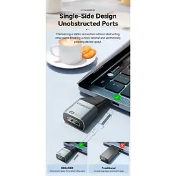 Перехідник HDMI F to USB-C M 4K60Hz Essager (EZJHD60-MJ0G-P) - мініатюра 5