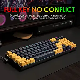 Клавіатура Redragon K688 RGB USB Mini [K688RGB-BW] [84556] - мініатюра 5