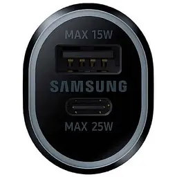 Зарядний пристрій для авто Samsung Car Charger USB+USB-C Super Fast EP-L4020NBEGRU 25 + 15 = 40 W - мініатюра 4