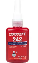 Анаеробний фіксатор різьби синій гвинтовий клей Locteft 242 50 мл - мініатюра 2