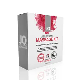 Набір для масажу System Jo All In One Massage Gift Set: розігрівальний гель, масажер і свічка - мініатюра 5