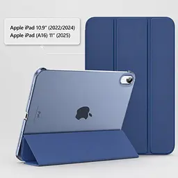 Чохол до планшета BeCover Tri Fold Hard Apple iPad 10.9" (2022/2024)/iPad (А16) 2025 11" Deep Blue (716119) - мініатюра 2