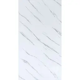 Самоклеюча вінілова плитка Sticker Wall SW-00001285 У рулоні білий мармур глянець 3000х600х2 мм - мініатюра 3