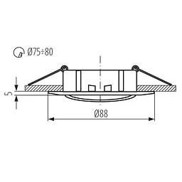 Точковий світильник Kanlux LUTO CTX-DT02B-C/M (2593) - мініатюра 3