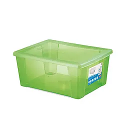 Контейнер для зберігання з кришкою Stefanplast Visualbox 15л (13120)