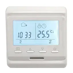 Wifi термостат для газового та електричного котла з LCD дисплеєм Minco Heat MK60L, білий (100863)
