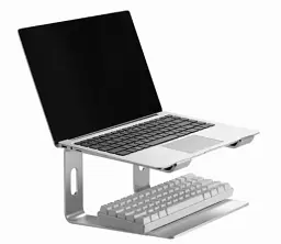 Підставка для ноутбука до 15.6" Gembird NBS-D1-01, Silver, алюмінієва - мініатюра 4