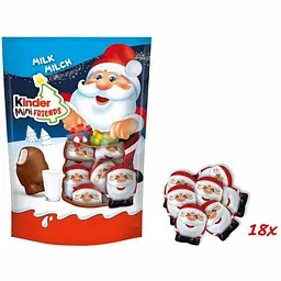 Шоколадний новорічний набір Kinder Mini Friends Milch 122г.