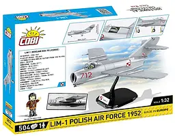 Конструктор СОВИ истребитель LIM1 Polish Air Force 1952 5822 - миниатюра 7