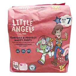 Підгузки-трусики Little Angels Comfort & Protect 7 (17+ кг), 24 шт