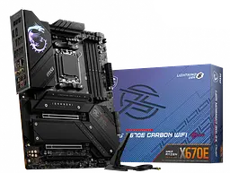 Материнська плата MSI X670E MPG Carbon Wi-Fi Socket AM5 (MPG X670E CARBON WIFI)