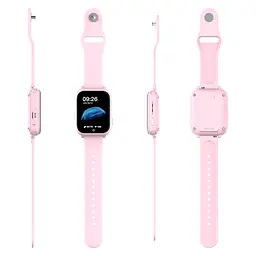 Смарт годинник-телефон дитячі Wonlex CT25 з відеодзвінком WI-FI GPS SIM-карта Pink (18357) - мініатюра 3