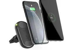 Автотримач для телефона магнітний iOttie iTap Wireless 2 Fast Charging-t тримач з бездротовою зарядкою - мініатюра 6