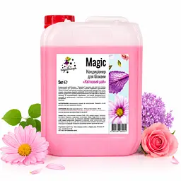 Кондиціонер для білизни Чарівниця Magic "Квітковий рай" - концентрований ополіскувач для всіх типів тканин - антистатичний ефект 5 кг