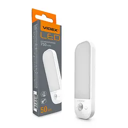 LED світильник акумуляторний з датчиком руху Videx VL-NL014W-S (27897-000)