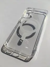 Чохол протиударний для Samsung Galaxy S25 FE (S731) Clear Case Ultra Hybrid with MagSafe Прозорий - мініатюра 7