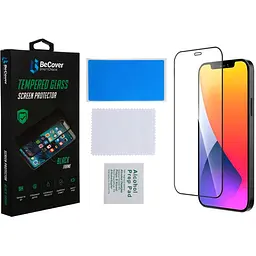 Захисне скло BeCover для Apple iPhone 13 Pro Max Black (706664) - мініатюра 2