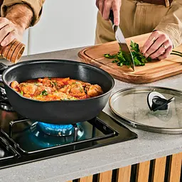 Сковорода Tefal Expertise з кришкою 24см чорний (G3218402) - мініатюра 11