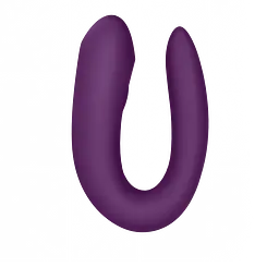 Вібратор для пари Satisfyer Double Joy Partner 9.1 см фіолетовий - мініатюра 3