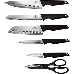 Набір ножів Berlinger Haus Black Silver Collection, чорний (BH 2796) - мініатюра 2
