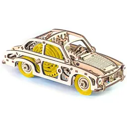 Дерев'яний конструктор Polish Legend Time For Machine T4M380302 Жовтий