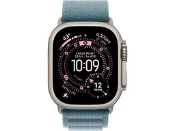 Смарт-годинник Apple Watch Ultra 3 GPS + Cellular 49mm Natural Tit. Case w. Light Blue Alpine Loop - Large (MEWP4) - мініатюра 2