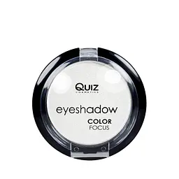 Одинарні тіні для повік Quiz Color Focus матові та перламутрові, 100 pearl білий