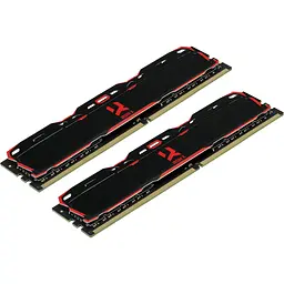 Модуль пам'яті DDR4 Goodram Iridium X 32GB (2x16GB) 3200MHz Black (IR-X3200D464L16A/32GDC) [148719] - мініатюра 3