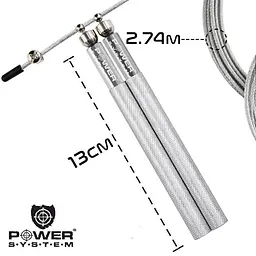Швидкісна скакалка (PS-4064) Power system 2,8 м fit0007376 - мініатюра 4