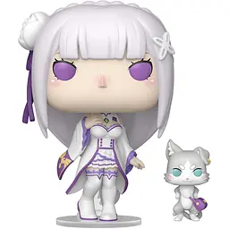 Набір ігрових фігурок Funko POP! серії Re:ZERO. Емілія з Паком (86515)
