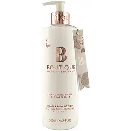 Лосьйон для рук і тіла Mandarin, Basil & Grapefruit Boutique, 500 мл