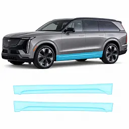 Антигравійна захисна бронеплівка за лекалами для Cadillac Vistiq EV 2025- нижня зона кузова пороги