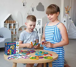 Цифри, лічба Vladi Toys на магнітах для найменших, укр. мова (VT2911-09) - мініатюра 4