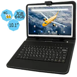 Планшет-телефон Hoozo S 364 LTE Blue 3GB/64GB IPS 10.1'' + Чохол-клавіатура - мініатюра 2