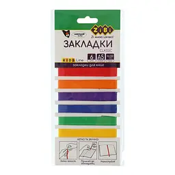 Набір закладок самоклеючих Classic KIDS Line, А5, 6 шт. (В асортименті)
