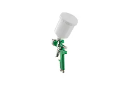 Пневматичний фарбопульт HVLP Intertool 600 мл x 1.7 мм верхній бак - мініатюра 4