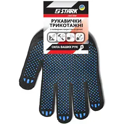 Захисні рукавиці Stark Black 6 ниток 10 шт (510861101.10) - мініатюра 3
