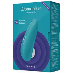 Вакуумний кліторальний стимулятор Womanizer Starlet 3, Бірюзовий - мініатюра 6