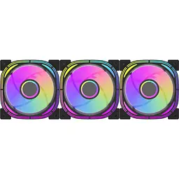 Комплект вентиляторів Darkflash INF24 3 in 1 Black (INF24 3IN1(PWM) black)