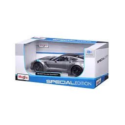 Ігрова автомодель Maisto Corvette Grand Sport 2017, сірий металік, 1:24 (31516 met. grey) - мініатюра 5