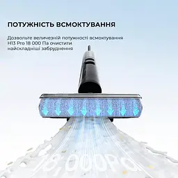 Миючий вертикальний пилосос 1 в 1 Dreame H13 Pro - мініатюра 7