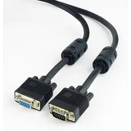 Кабель VGA-подовжувач Cablеxpert VGA HD15M/HD15F 1.8m (CC-PPVGAX-6B)