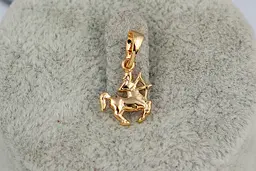 Кулон зодіак Xuping Jewelry стрілець 1,2 см золотистий