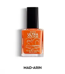 Швидковисихаючий лак для нігтів Avon «УльтраКолір за 60 секунд» Mad-Arin,10 мл (49469319) - мініатюра 1