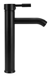 Змішувач для умивальника Rea Graff black високий REA-B8665, Чорний - мініатюра 5