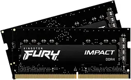 Модуль памятi SO-DIMM DDR4 2x16GB/3200 Kingston Fury Impact (KF432S20IBK2/32) - мініатюра 2