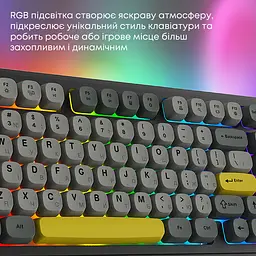 Клавіатура бездротова Ajazz AF98 PLUS Black (AF98-PLUS-BGY) - мініатюра 13