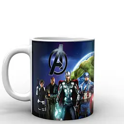 Кухоль GeekLand Месники Avengers фан арт AG.02.004 330 мл білий - мініатюра 2